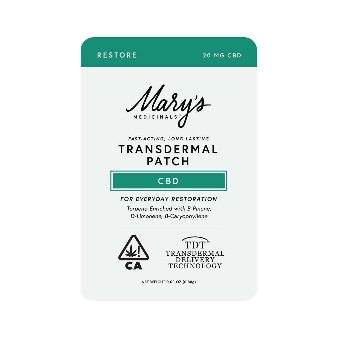 Photograph of product: TRANSDERMAL CBD PATCH - RESTORE
