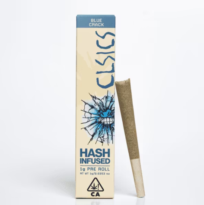 Photograph of product: Blue Crack (S) au chocolat INFUSED PREROLL 1g - CLSICS