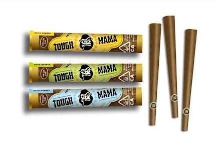 Photograph of product: D. Tough Mama 1.3g Live Resin Infused Hemp Blunt - Grapes & Cream - 
