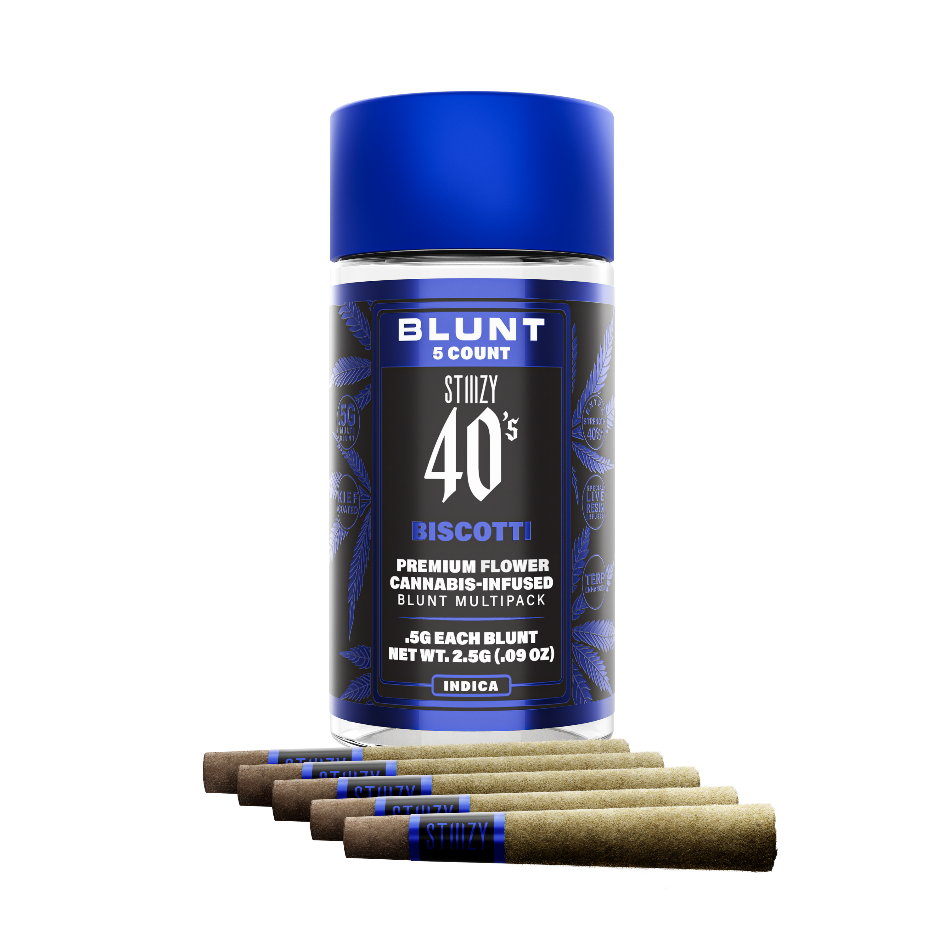 Photograph of product: Stiiizy Blunt Pack 2.5g Biscotti