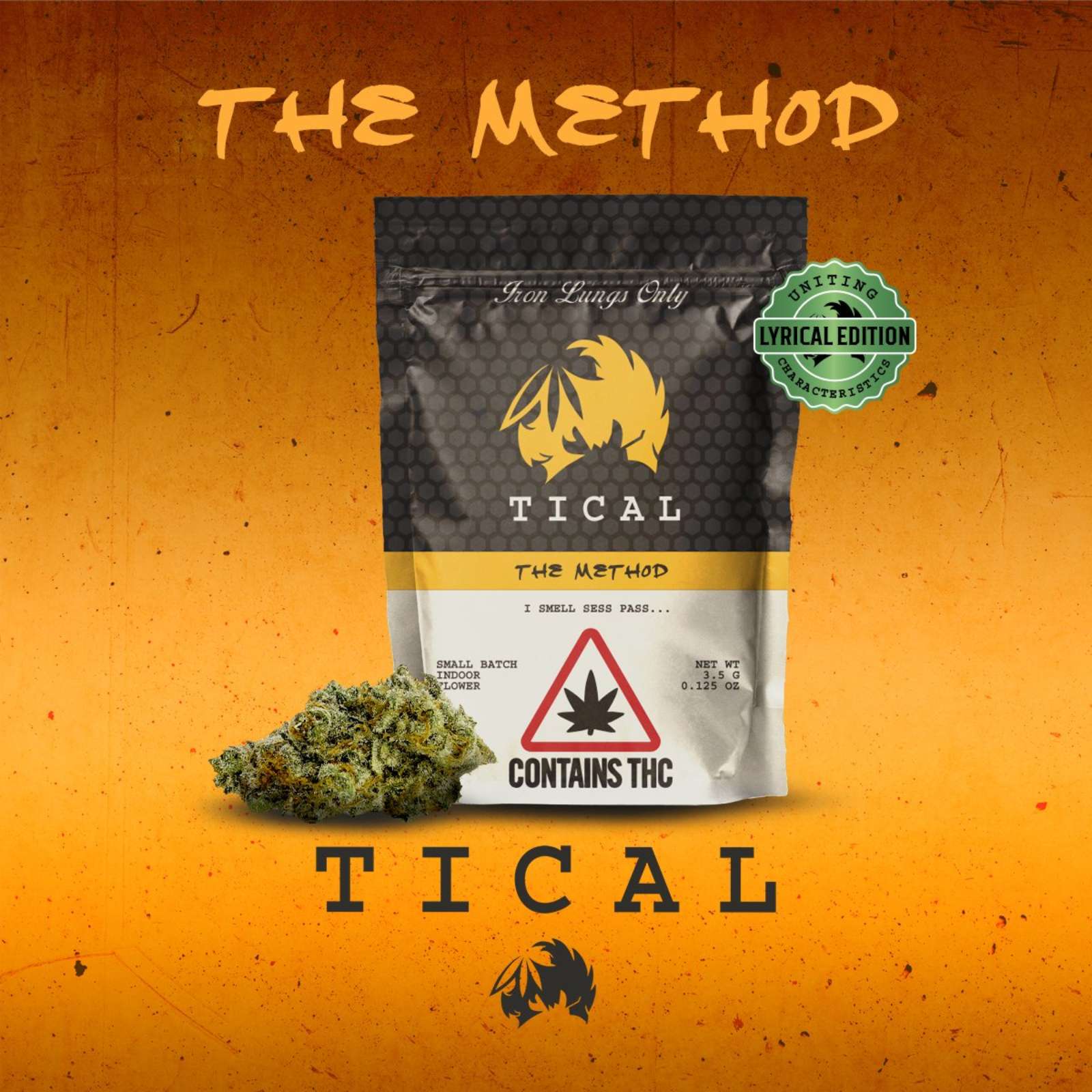 Photograph of product: Tical - The Method - Flower - 3.5g