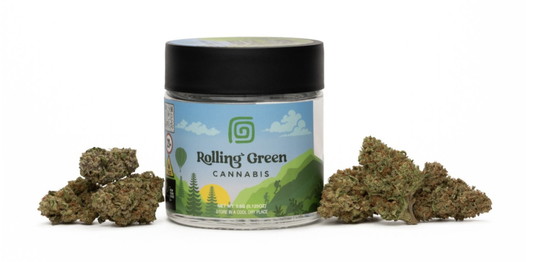 Photograph of product: Rolling Green - Pop Tart (I) - 25.08% - Flower - 3.5g