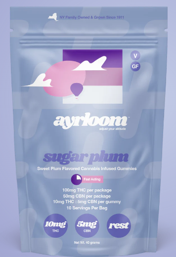 Photograph of product: Ayrloom - Gummies - Dreamweaver - 100mg (1:3) (TH-oui:CBN)