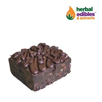 Photograph of product: Herbal Edibles - 200mg - Cafe Noir Brownies