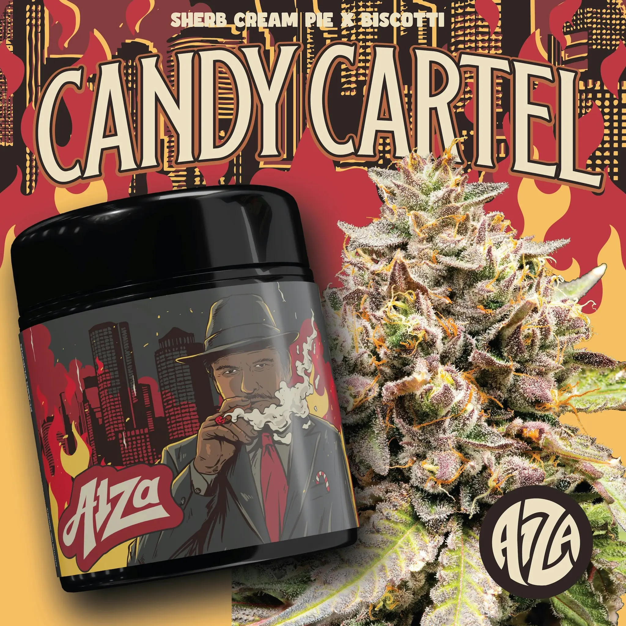 Photograph of product: A1ZA | Candy Cartel | 14g | Pre-Pack Flower