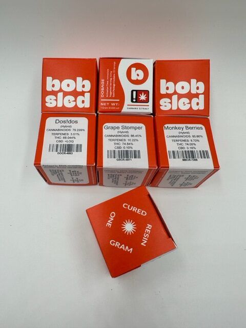 Photograph of product: Bobsled - STRAWEBERRY GUAVA - Cured Resin - - H