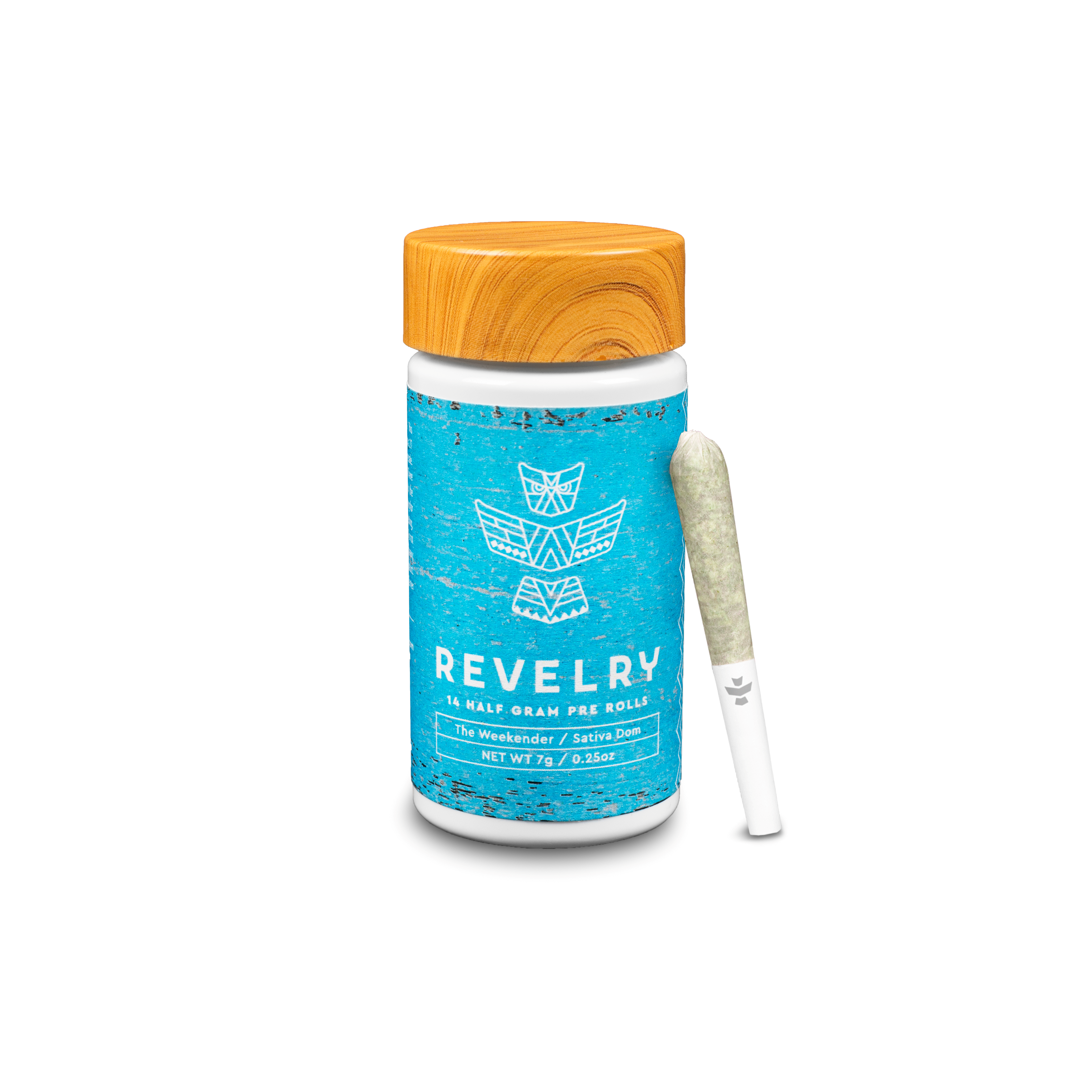 Photograph of product: Revelry | Sour Tangie (S-H) Pre Rolls | 14 Pack (7g)
