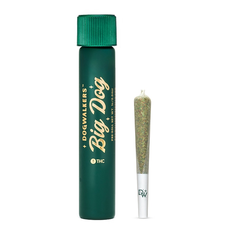Photograph of product: Dogwalkers | Big Dogs Pre-Roll | Confidential Cherries | 1g
