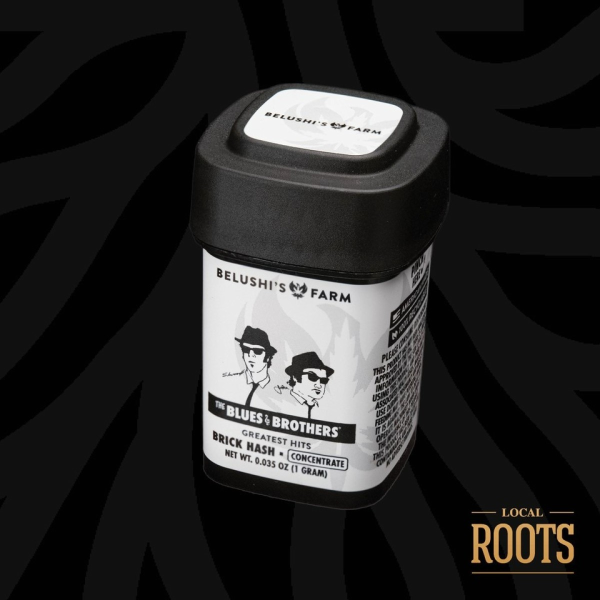 Photograph of product: Brick Hash | Belushi's Farm | Cap Junky | 1g