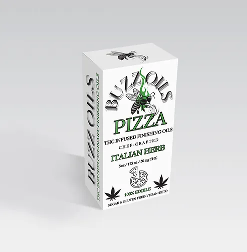 Photograph of product: Buzz Oils | Pizza Oil | 50mg
