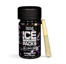 Photograph of product: Blueberry Kush | 5pk Rosin Infused Prerolls