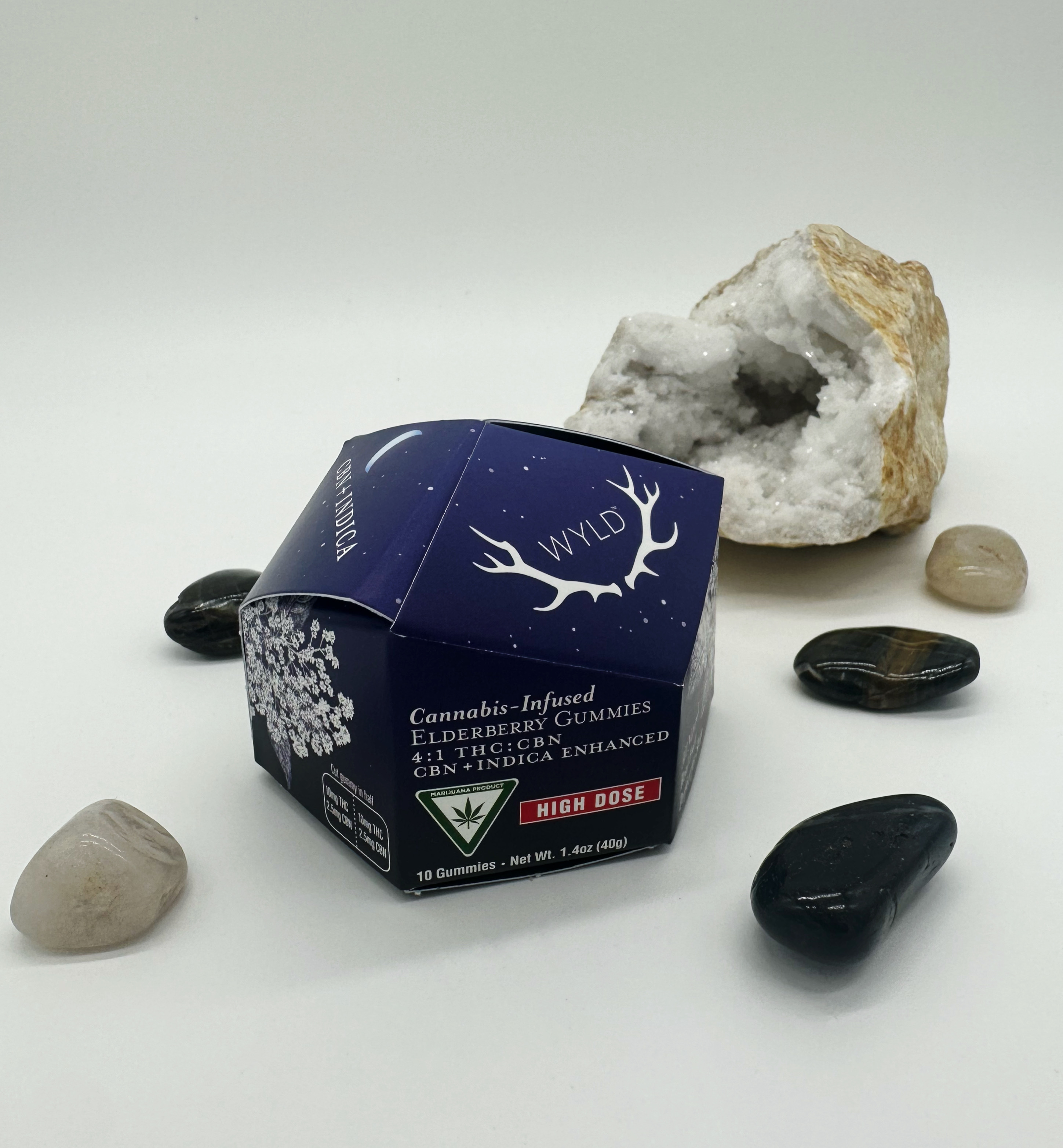 Photograph of product: WYLD - Elderberry 200mg Gummies