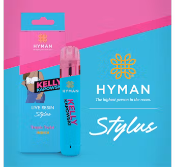 Photograph of product: HYMAN | Disposable Vape | Live Resin | Kelly Kapowski | 1g