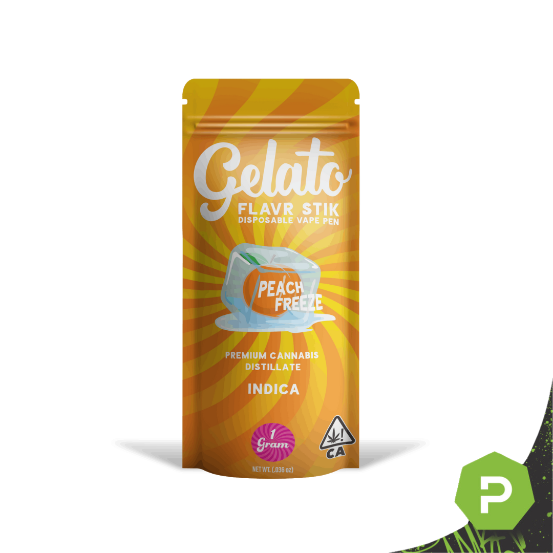 Photograph of product: Gelato Disposable | Peach Freeze