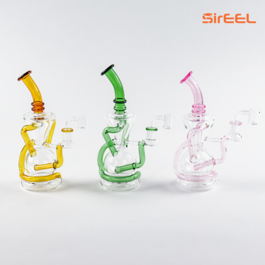 Photograph of product: SirEEL | 9" Vortex Recycler Oil Rig with Banger