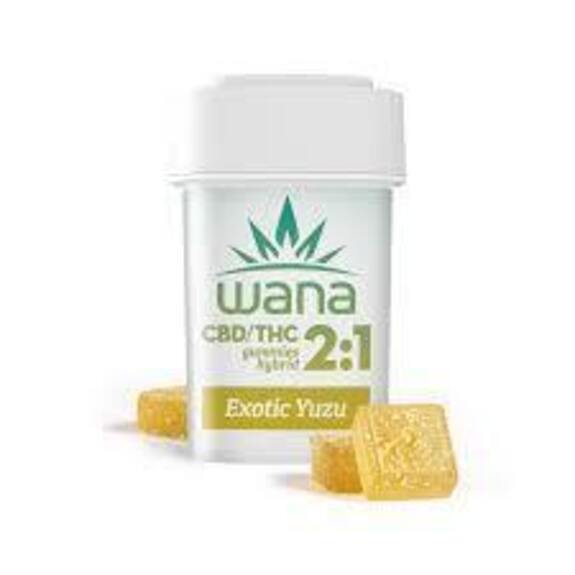 Photograph of product: WANA - Classic Exotic Yuzu 100mg Gummies