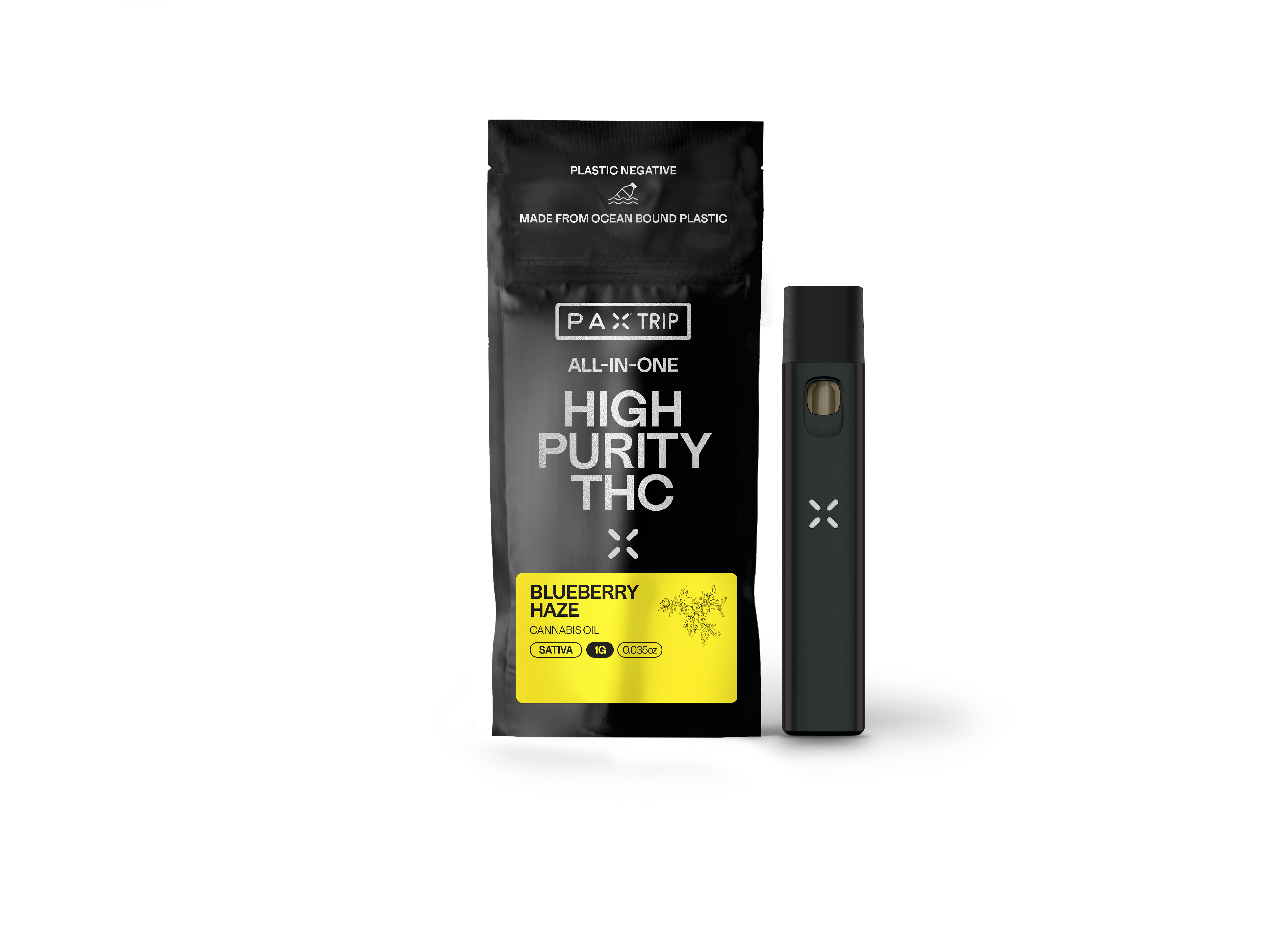 Photograph of product: Blue Zushi | PAX All In One Vape | 0.5g | by PAX