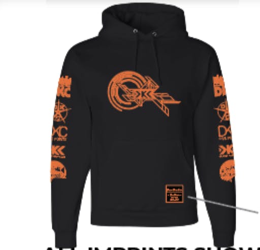 Photograph of product: DKC Fall Drip Hoodie