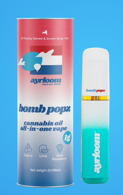 Photograph of product: Ayrloom - Bomb Pop - AIO Vape Pen