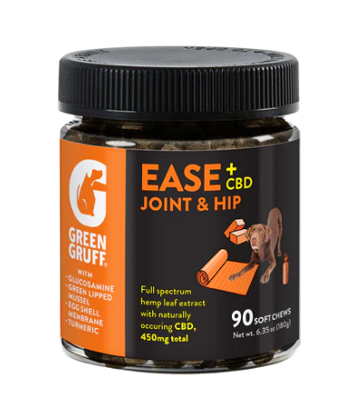 Photograph of Product: Green Gruff - Dog Chews - 5mg CBD - 90pk - Ease