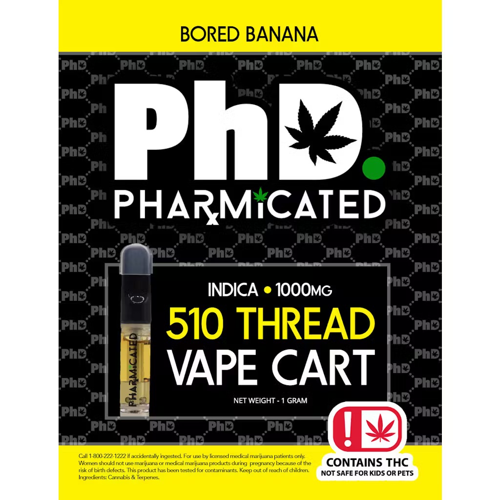 Photograph of product: Bored Banana - Pharmicated Distillate Cart