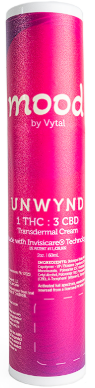 Photograph of product: Mood by Vytal Unwynd 1:3 TH-oui:CBD Transdermal Cream 2oz