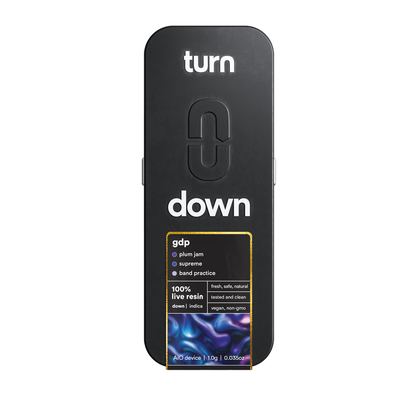 Photograph of product: Turn | GDP Live Resin | 1G Disposable