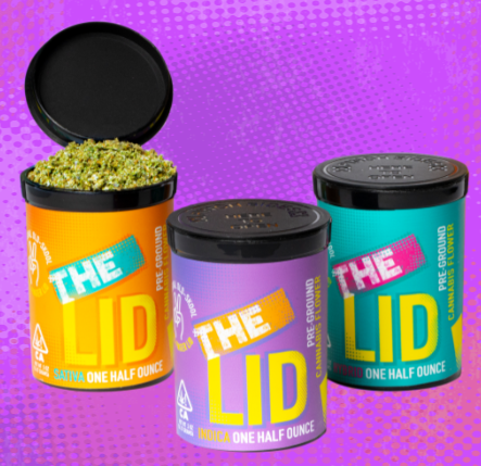 Photograph of product: The Lid Pop Top Pre-Ground Flower 14g- Blackwood Butter Breath