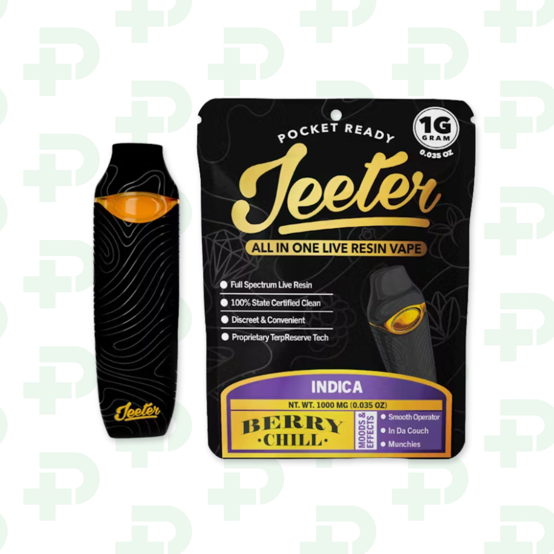 Photograph of product: Jeeter Live Resin Disposable - Berry Chill