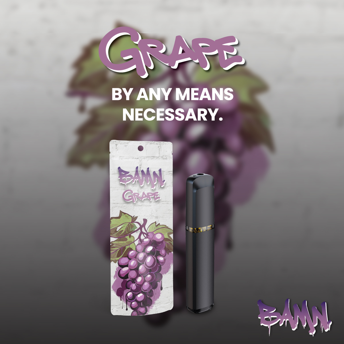 Photograph of product: BAMN - Grape - Disposable Vape