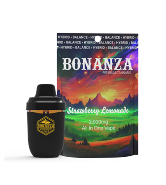 Photograph of product: Bonanza | Strawberry Lemonade | All-In-One Vape 2g