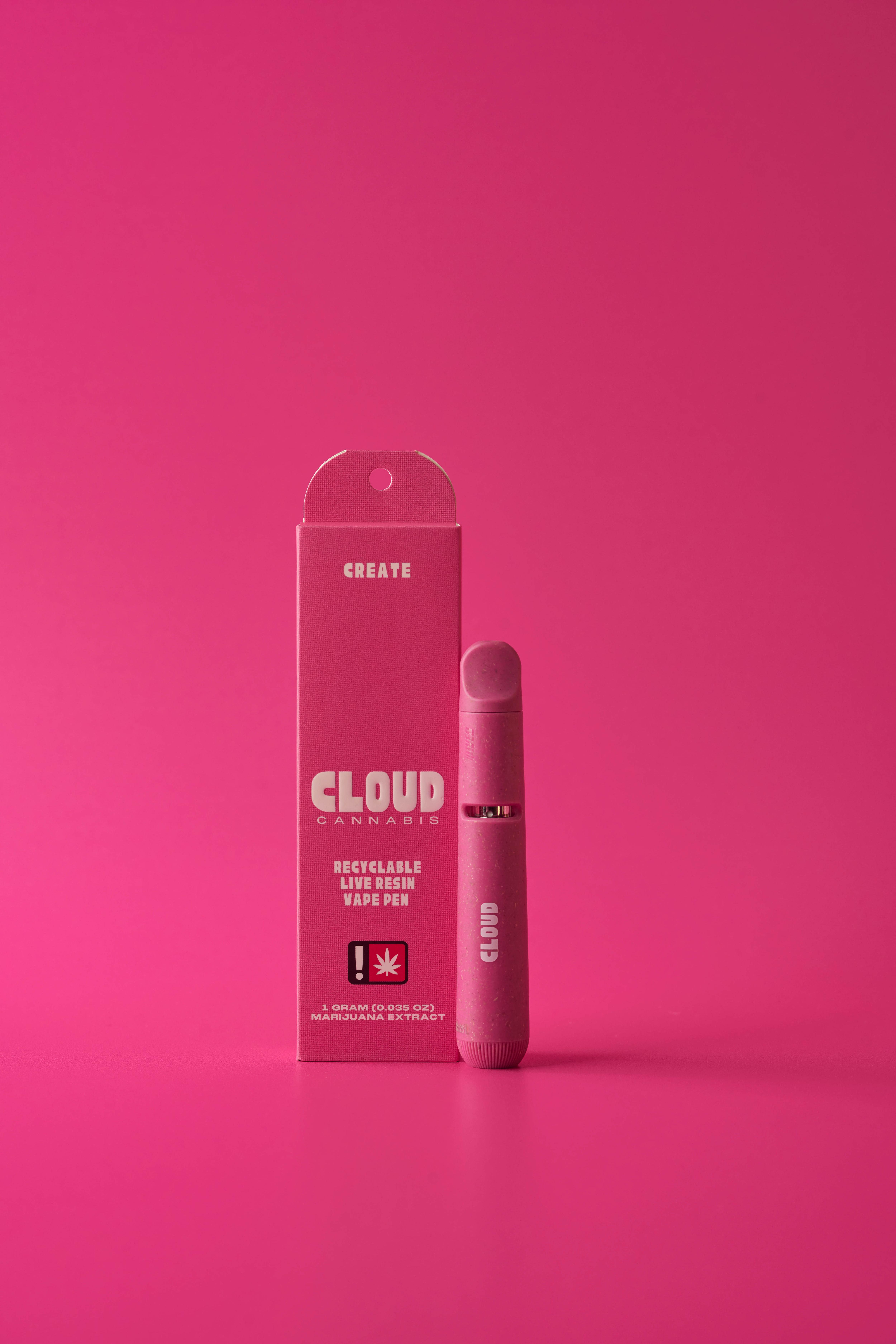 Photograph of product: Cloud Oui'd Cereal Milk Live Resin All-In-One Vape Pen-1g