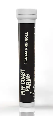 Photograph of product: Piff Coast Farms - Grapefruit Chem 1g Pre-Roll