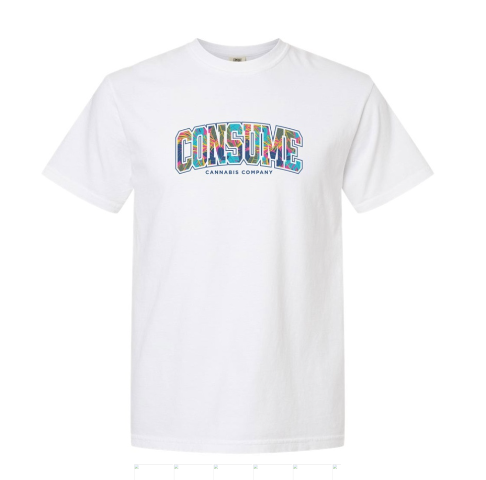 Photograph of product: WHT Summer Text SS Tee Summer 2025 [Medium]