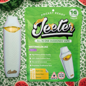 Photograph of product: Watermelon ZKZ | Liquid Diamonds Disposable | 1g