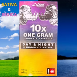 Photograph of product: Lifted NW Strawberry Cough x Orange Push Pop Pre-Roll 10pk 1g