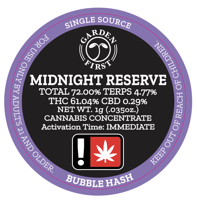 Photograph of product: Garden First - Midnight Reserve Bubble au chocolat (I)