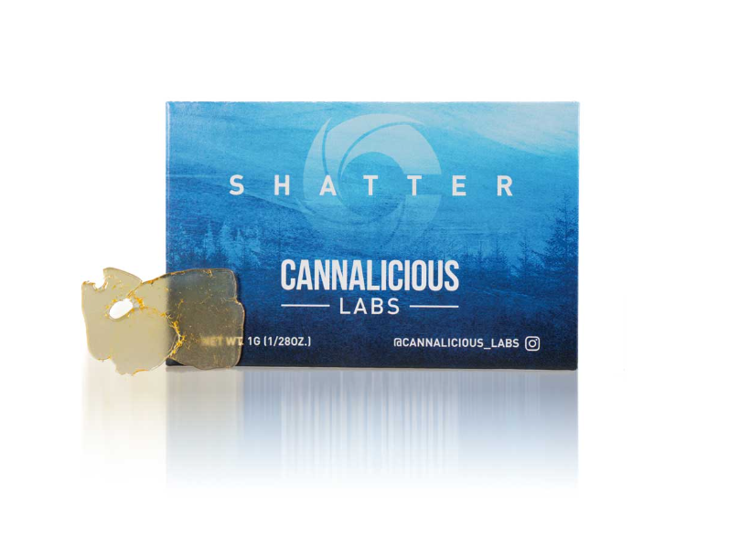 Photograph of product: CANNALICIOUS | Concentrate | Shatter | Strawberry Runtz