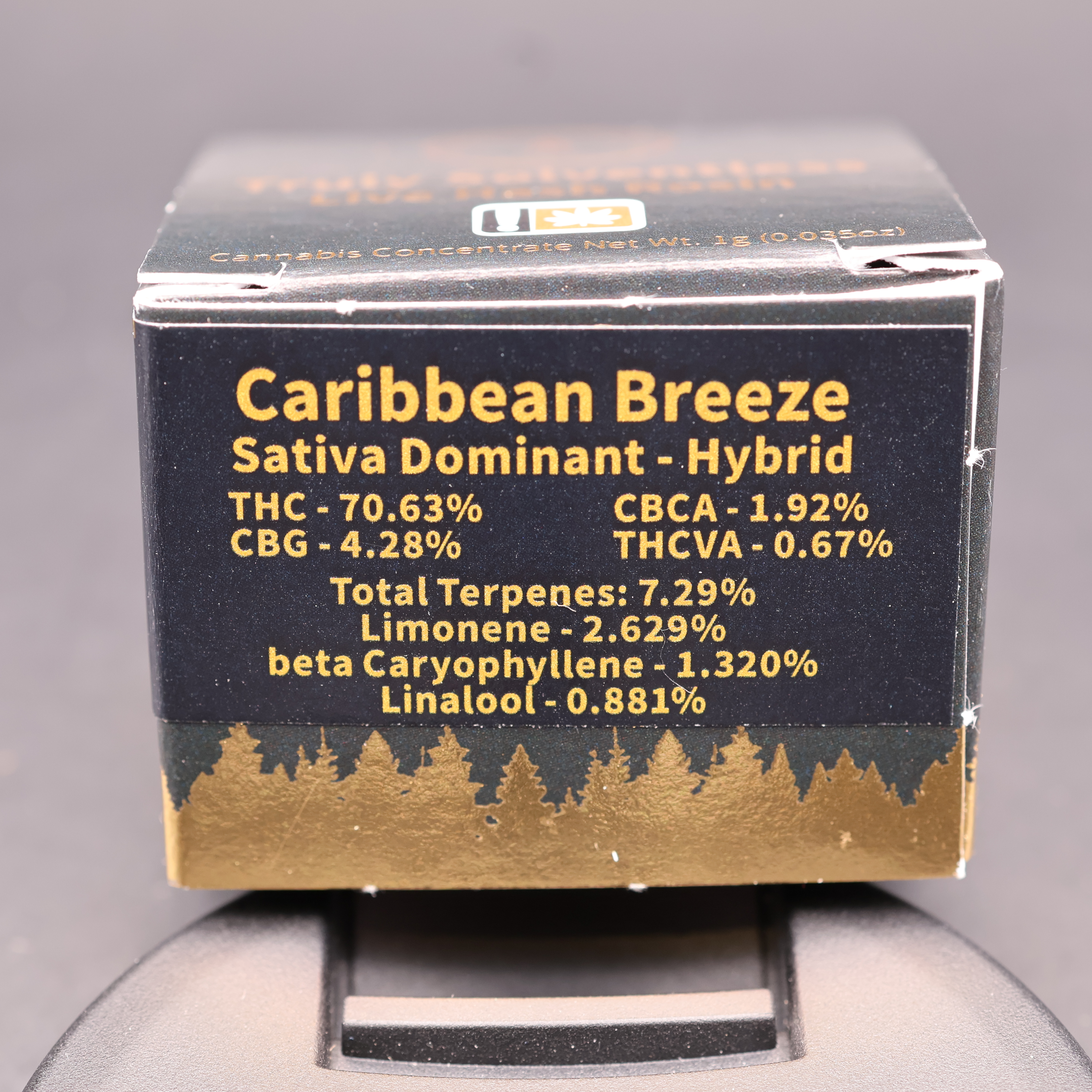 Photograph of product: Caribbean Breeze Live Rosin (Entourage)