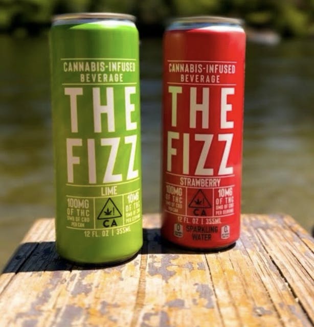 Photograph of product: Lime Sparkling Water - 100mg - 