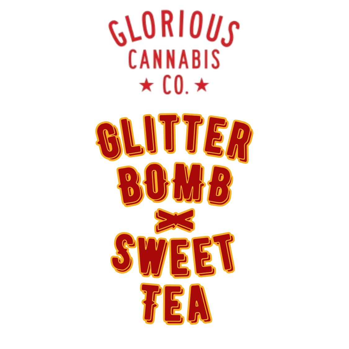 Photograph of product: Glorious   Glitter Bomb X Sweet Tea - 1g