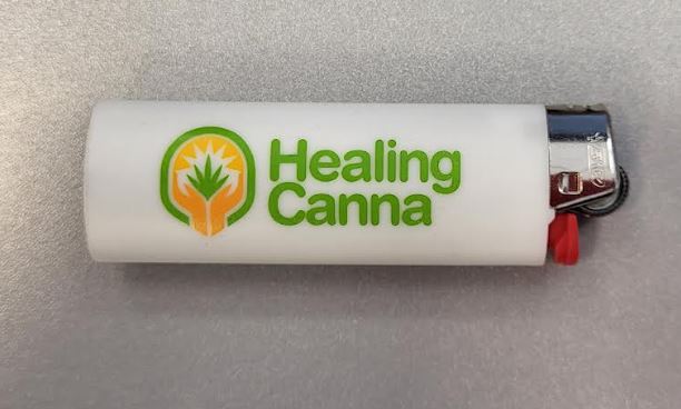 Photograph of product: Healing Canna Bic Lighter