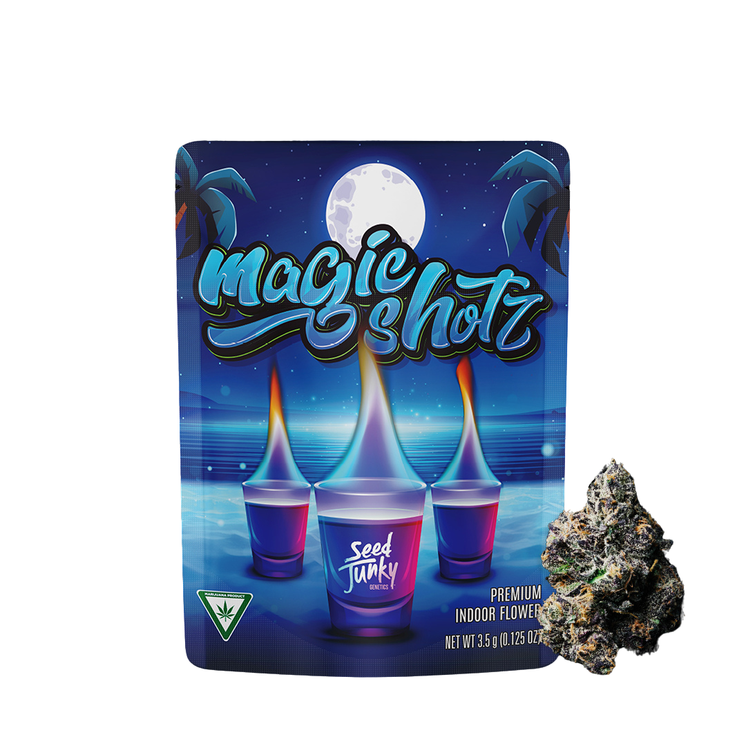 Photograph of product: Seed Junky | Magic Shotz Prepackaged | 3.5g