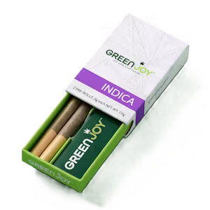 Photograph of product: Green Joy Pre-Rolls 2pk/1g- Purple Punch