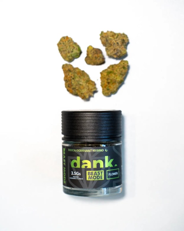 Photograph of product: Dank Beast Mode Flower 3.5g