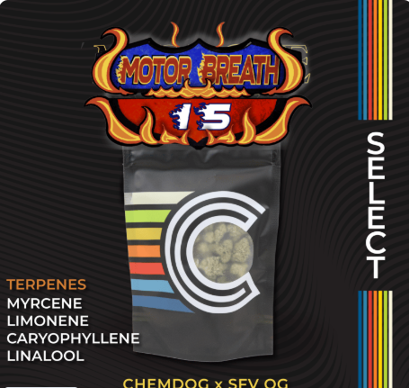 Photograph of product: Certified Cultivators | Motorbreath #15 Select | 2.83g