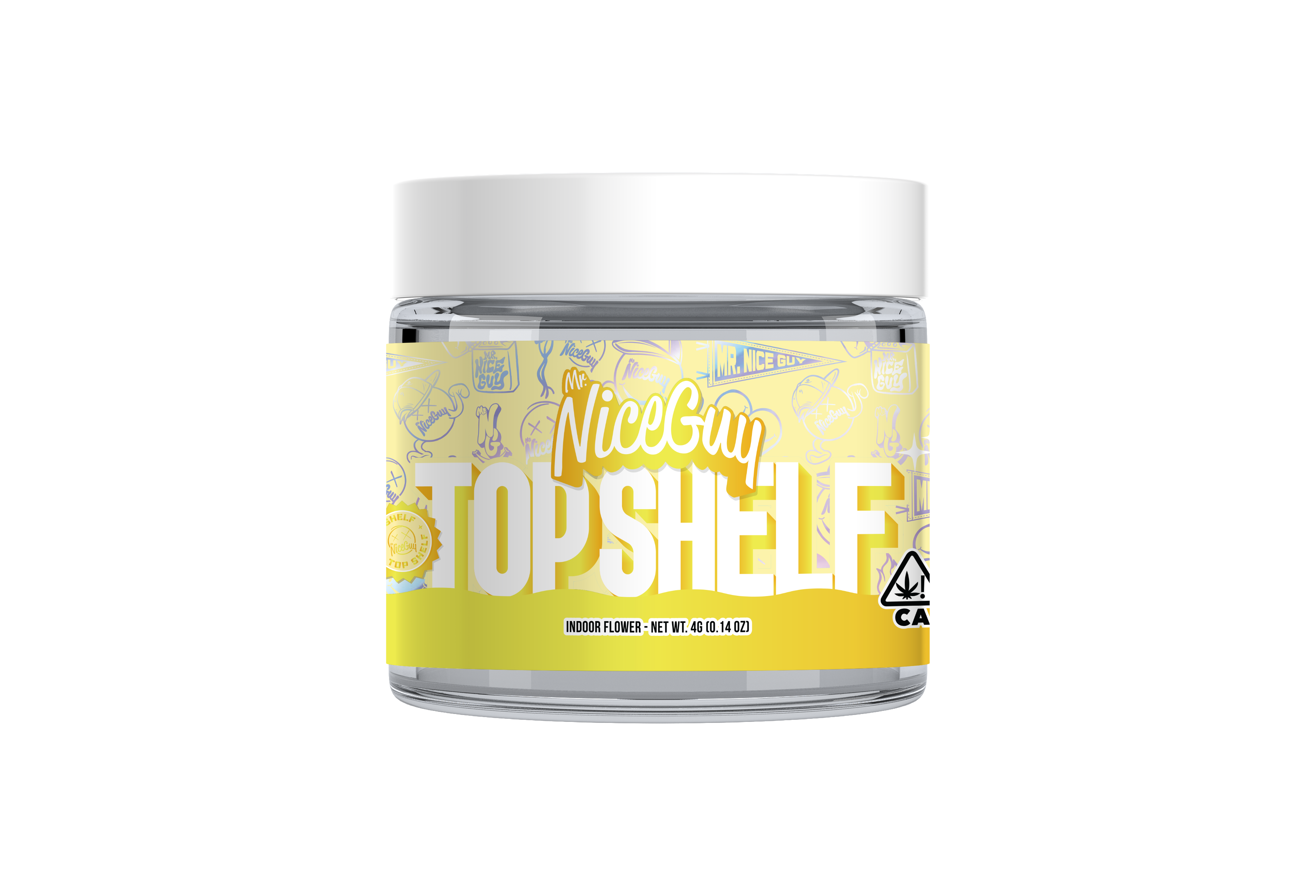Photograph of product: MR. NICE GUY - FLOWER - - TOP SHELF - HYBRID - ZOAP - 4g