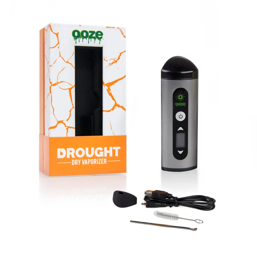 Photograph of product: Ooze Drought | Dry Herb Vape Kit | Silver