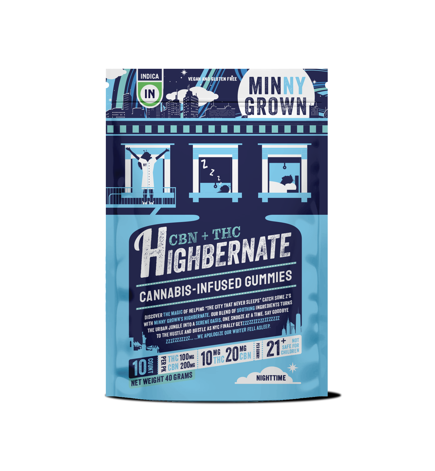 Photograph of product: Highbernate - w/CBN + TH-oui - 10pk