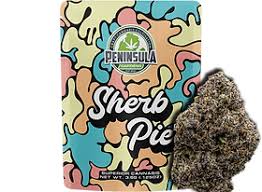 Photograph of Product: Peninsula Gardens - Pre-Packaged 8th - Sherb Pie - 3.5g